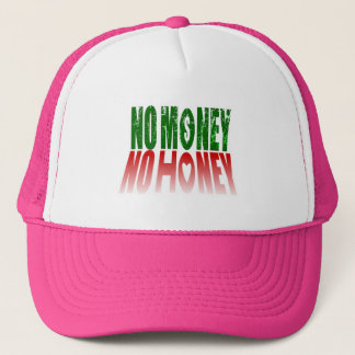 Funny “No Money No Honey” Quote | Gradient Typogra Trucker Hat