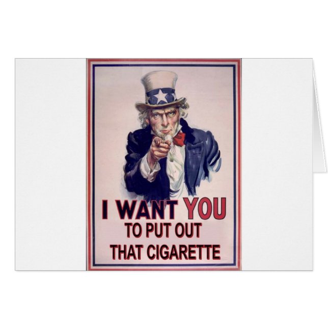 funny no smoking sign (Front Horizontal)