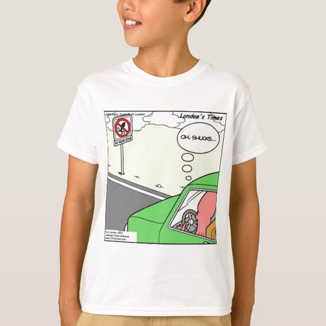 Funny No Squid Zone T-Shirt (Front)