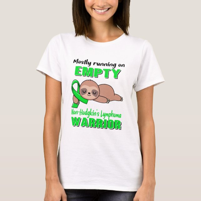 Funny Non-Hodgkin's Lymphoma Awareness Gifts T-Shirt (Front)