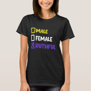 Funny Nonbinary and Transgender 3 T-Shirt
