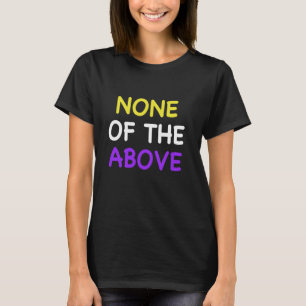 Funny Nonbinary Pride Genderqueer T-Shirt
