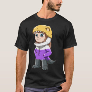 Funny Nonbinary T-Rex Gift Pullover Hoodie