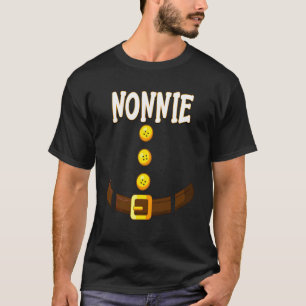 Funny Nonnie Christmas Gnome Dwarf Matching Elf Co T-Shirt