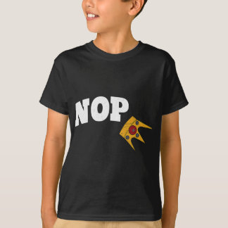 Funny Nope Crown 4th Of July No Kings Protest Sign T-Shirt