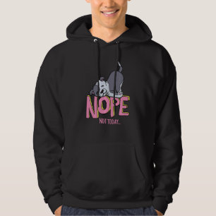 Funny Nope Pitbull Breed With Nope Not Today Dog G Hoodie