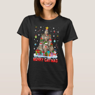 Funny Norwegian Forest Cat Lovers Cute Holiday Xma T-Shirt