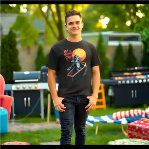 Funny Not a Morning Ghoul Gothic Vampire  T-Shirt