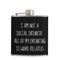 Funny Not a Social Drinker Work Humour
