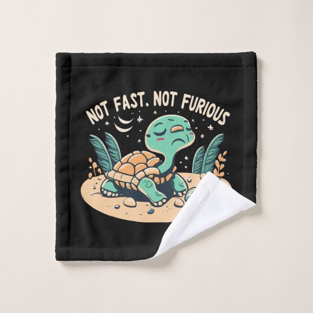 Funny Not Fast Not Furious Wash Cloth (Wash Cloth)