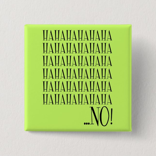 Funny Not Funny Button (Front)