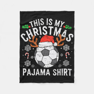 Funny Not Just A Soccer Mom I'm The Coach Footll  Fleece Blanket