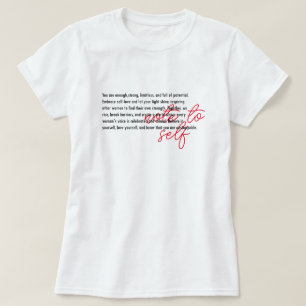 Funny Note To Self - Motivational Positive Message T-Shirt
