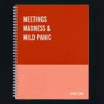 Funny Notebook, Humourous Writing Pad Journal, Not Notebook<br><div class="desc">Funny notebook to use for all your daily reminders,  deep thoughts and grievances,  or for just taking notes at school and work. It makes a great gift.</div>