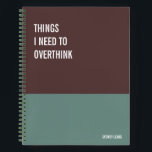 Funny Notebook, Humourous Writing Pad Journal, Not Notebook<br><div class="desc">Funny notebook to use for all your daily reminders,  deep thoughts and grievances,  or for just taking notes at school and work. It makes a great gift.</div>