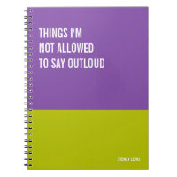 Funny Notebook, Humourous Writing Pad Journal, Not