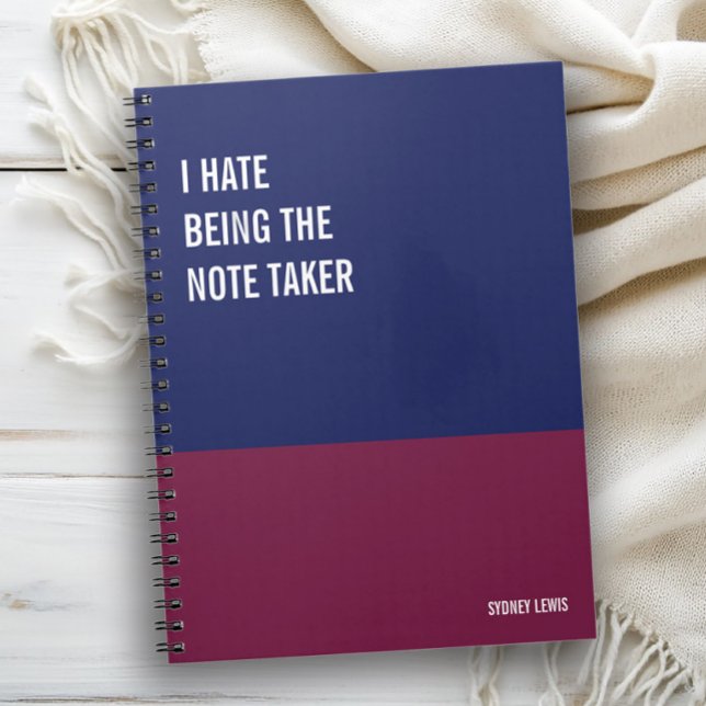 Funny Notebook, Humourous Writing Pad Journal, Not Notebook (Creator Uploaded)