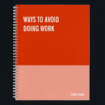 Funny Notebook, Humourous Writing Pad Journal, Not Notebook<br><div class="desc">Funny notebook to use for all your daily reminders,  deep thoughts and grievances,  or for just taking notes at school and work. It makes a great gift.</div>