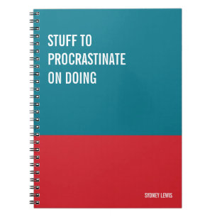 Funny Notebook, Humourous Writing Pad Journal, Not Notebook