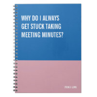 Funny Notebook, Humourous Writing Pad Journal, Not