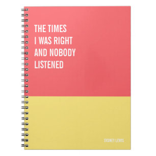 Funny Notebook, Humourous Writing Pad Journal, Notebook