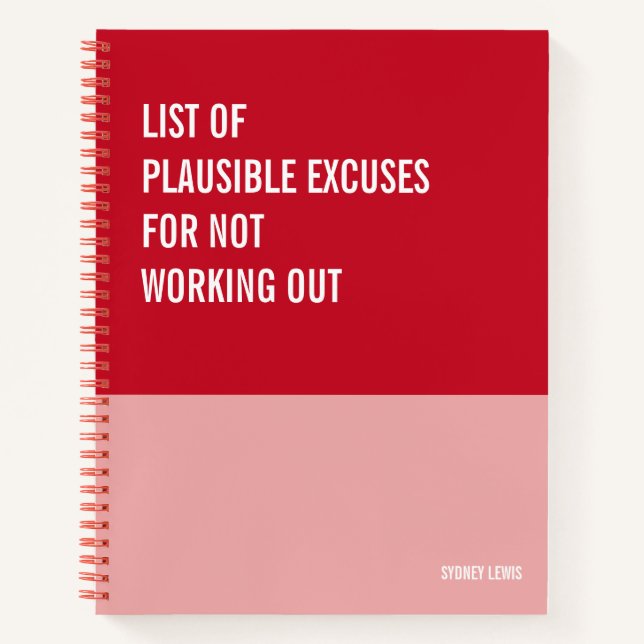Funny Notebook, Snarky Writing Pad Journal, Note Notebook (Front)