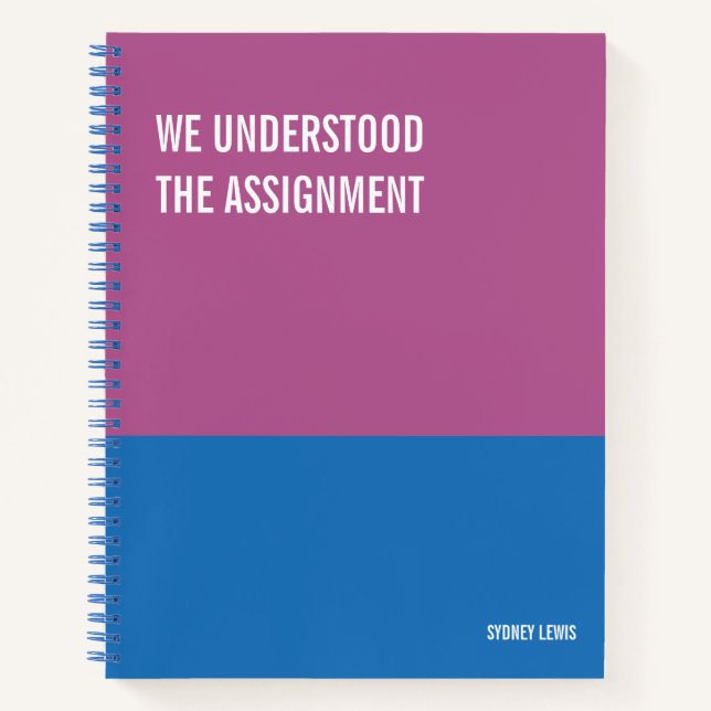 Funny Notebook, Snarky Writing Pad Journal, Note Notebook (Front)
