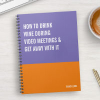 Funny Notebook, Snarky Writing Pad Journal, Note