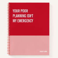 Funny Notebook, Snarky Writing Pad Journal, Note