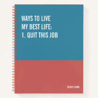 Funny Notebook, Snarky Writing Pad Journal,