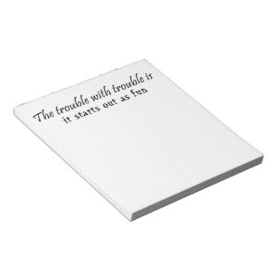 Funny notepads gifts office humour unique gift