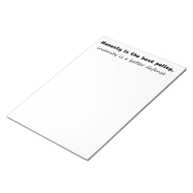 Funny notepads gifts office humour unique gift ide (Angled)