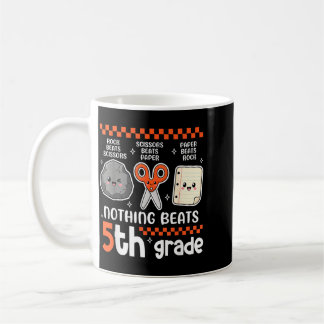 Funny Nothing Beats 5th Grade Back To School Coffee Mug