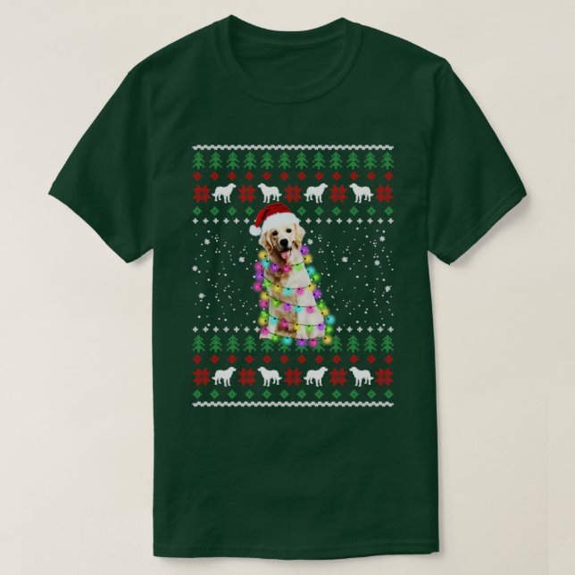 Funny Nova Scotia Duck Tolling Retriever Christmas T-Shirt (Design Front)