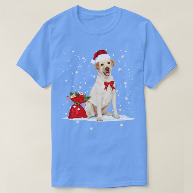 Funny Nova Scotia Duck Tolling Retriever Merry Chr T-Shirt (Design Front)