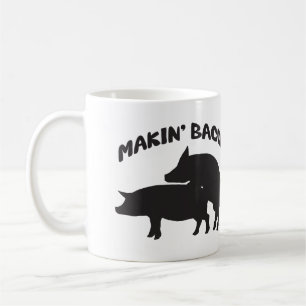 Funny novelty bacon mug