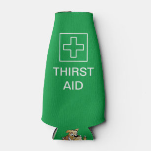 Funny Novelty Birthday Gift Joke Beer-Thirst Aid Bottle Cooler