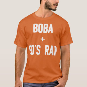 Funny Novelty Bubble Tea Boba + 90's Rap T-Shirt