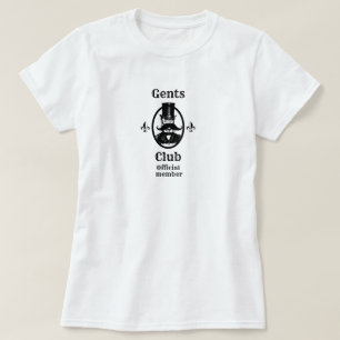 Funny novelty Christmas college design GENTS CLUB T-Shirt