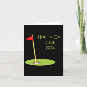 Funny Novelty Golf Gifts 3dfx Hole In One Club 202 Card