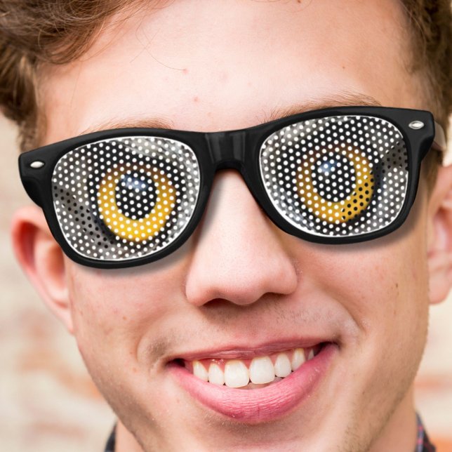 funny novelty halloween party night owl eyes retro sunglasses (funny novelty halloween party night owl eyes retro sunglasses)