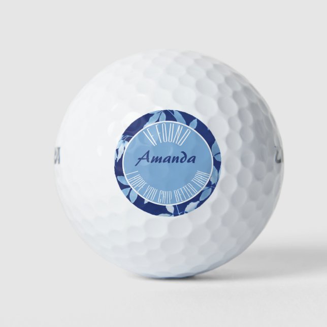 Funny Novelty Ladies Personalised Golf Balls (Front)