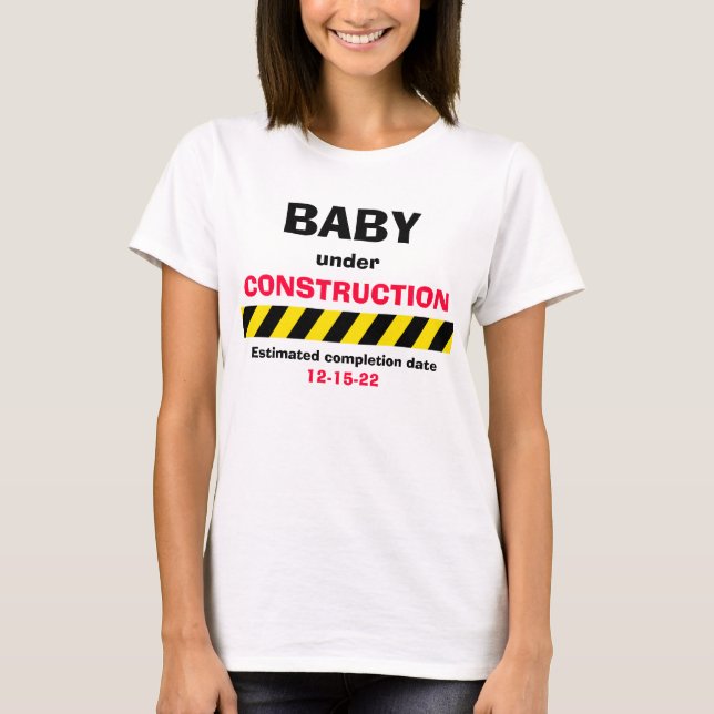 Funny Novelty Maternity Pregnancy Women T Shirt (Front)