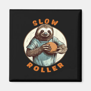 Funny Novelty Men Womens Ten Pin Slow Roller Bowle Magnet