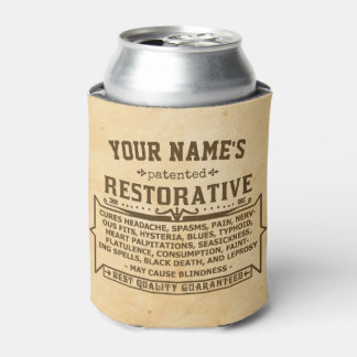 Funny Novelty Personalised Cure-All Vintage Aged Can Cooler