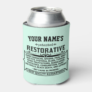 Funny Novelty Personalised Cure-All Vintage Custom Can Cooler