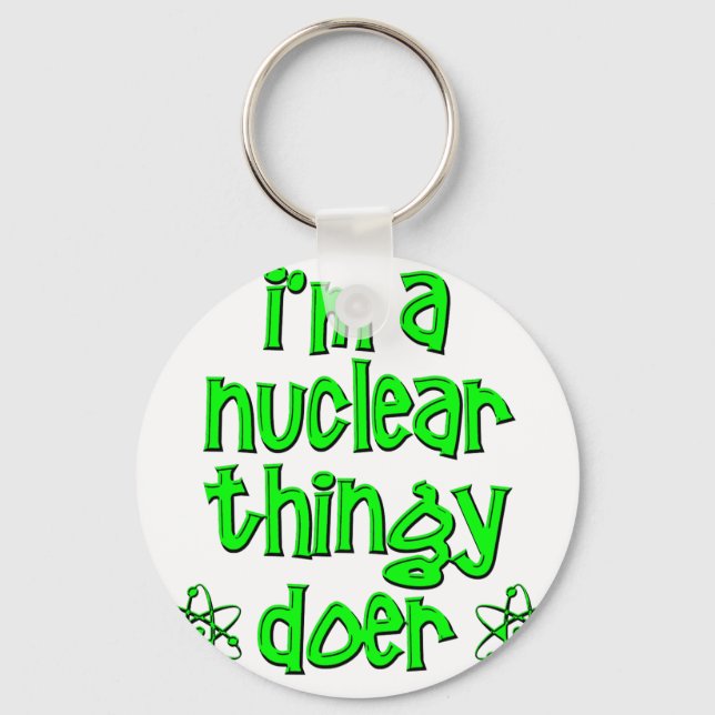 funny nuclear key ring (Front)