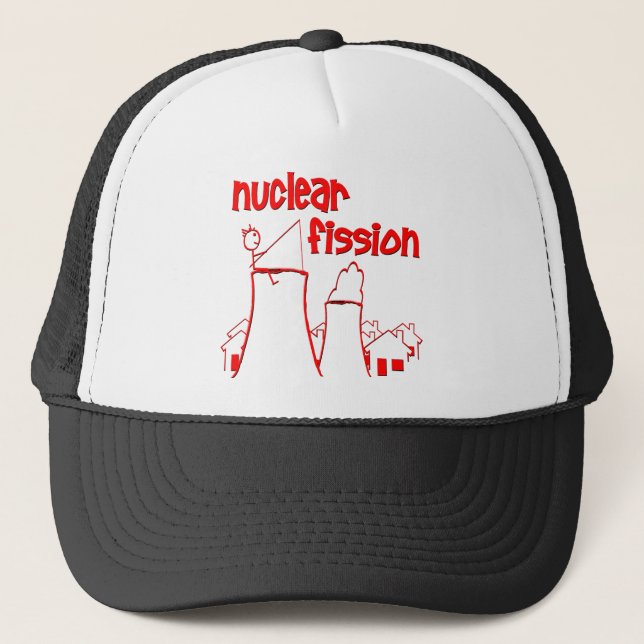 Funny Nuclear Trucker Hat (Front)
