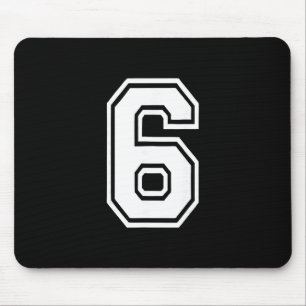 Funny Number 6 67 Meme Costume Matching Group Hall Mouse Pad