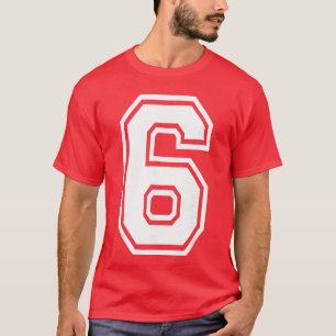 Funny Number 6 67 Meme Costume Matching Group Hall T-Shirt
